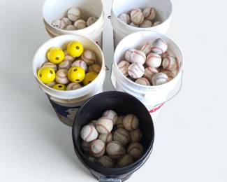 Buckets of Baseballs