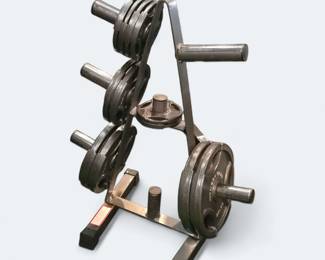 Fitness Gear Weight Rack and Weights