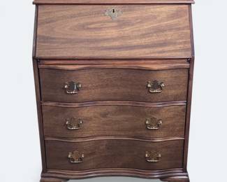 Vintage Oak Secretary's Desk