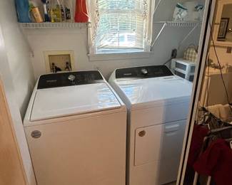 Whirlpool Washer and Dryer. Both work perfectly. Sold as set only  400.00 for both .