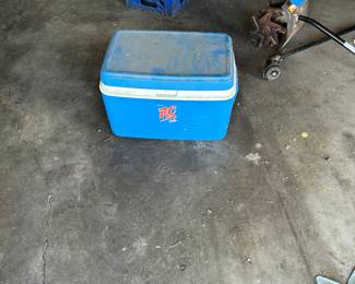 RC Cola Rubbermaid cooler .
