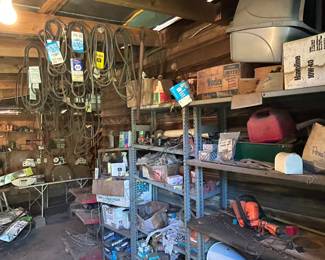 Various lawnmower belts and spare parts 