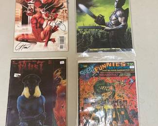 a few of the comic books