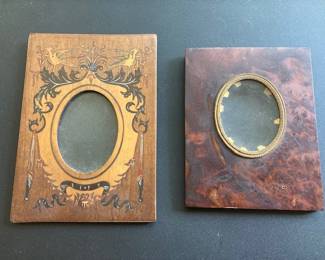 small antique wood frames