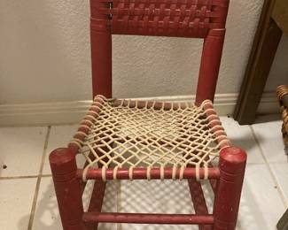 vintage child's rocker