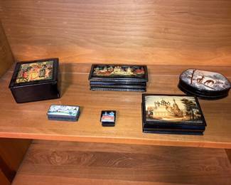 Russian lacquer boxes
