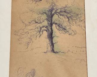 G. Harvey ink drawing