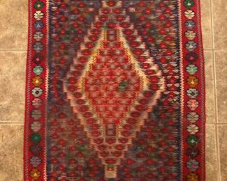 small colorful Kilim rug