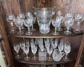 Some great glassware at this sale