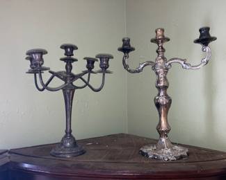 vintage candleabras