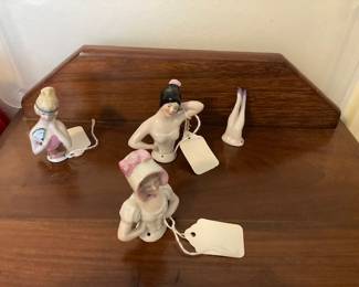 antique porcelain half dolls