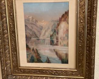 original pastel painting