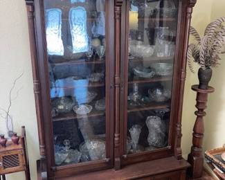 antique display cabinet