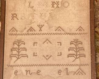 antique sampler 1895