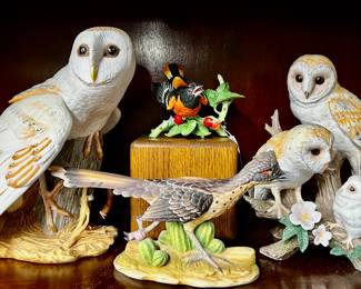 Porcelain birds