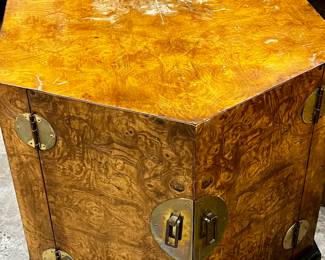 Vintage side table with storage