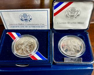 United States mint uncirculated, American buffalo commemorative coins
