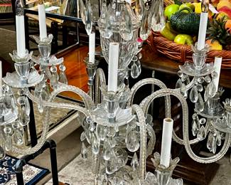 AS-IS Marano style glass chandelier