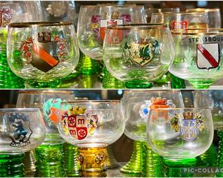 Collection of German Roemer glasses
