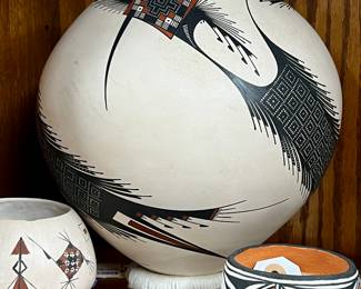 Handmade Pueblo pottery