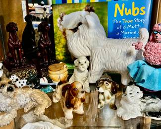 Ceramic dogs, pets