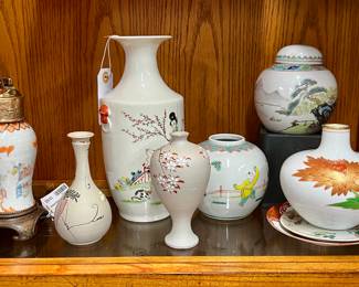 Porcelain vases lot