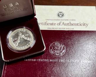 United States mint 1988 Olympic commemorative coin