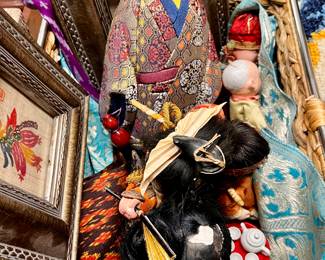 Lot of Japanese collectible decor
