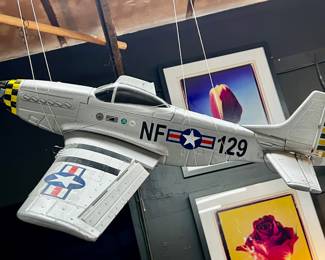 Vintage model fighter plane