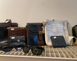 Nike and Ralph Lauren Sunglasses, Chanel Wallet, Designer Purses