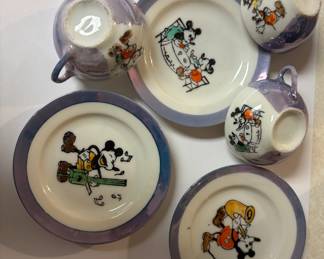 1930's Mickey Mouse Tea set