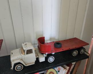 Vintage Metal Flat Bed Truck