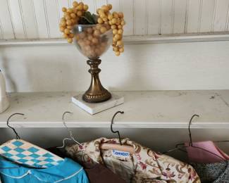 Marble Brass and Glass Chalice