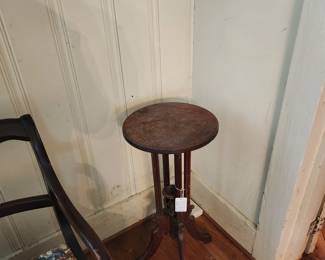 Victorian Walnut Plant Stand