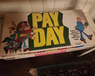 Vintage Pay Day and Monopoly Games