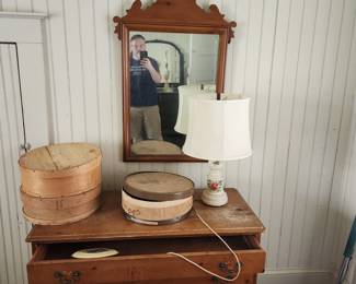 Pine Georgian Style Mirror