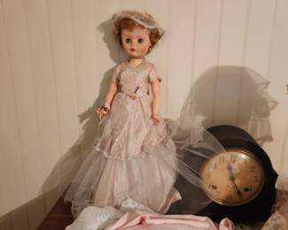 Bride Doll, Mantel Clock