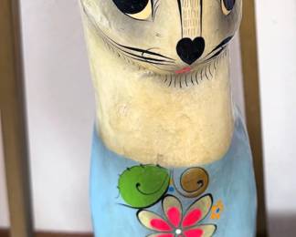Vintage Tonala, Mexico ceramics + paper mache figures