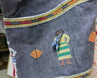 Embroidered apron