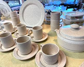 Mid century dishware
