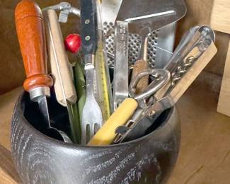 Vintage kitchen utensils