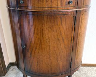 Half moon hallway table/chest