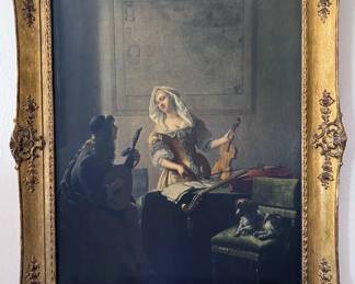 Repro works of Dutch painters (Durer, Ochtervelt)