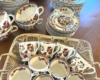 Spode china in "Indian Tree"