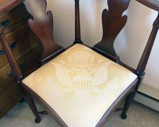 Vintage arm + dining chairs