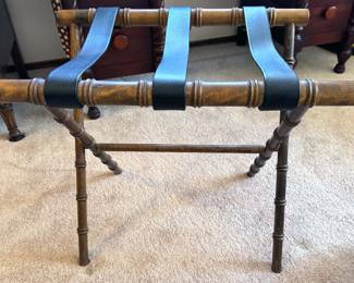 Vintage luggage rack