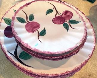 Blue Ridge Southern Pottery “Crab Apple” dishware