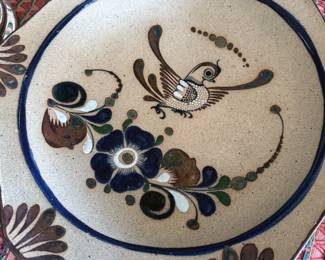 Vintage Tonala, Mexico ceramics + paper mache figures