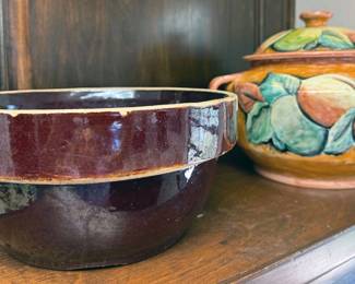 Ceramic bowl + Mexican tureen