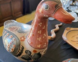 Vintage Tonala, Mexico ceramics + paper mache figures